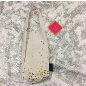Kate spade wine champagne carrier holder ivory